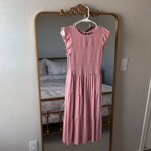 Pink Midi Dress